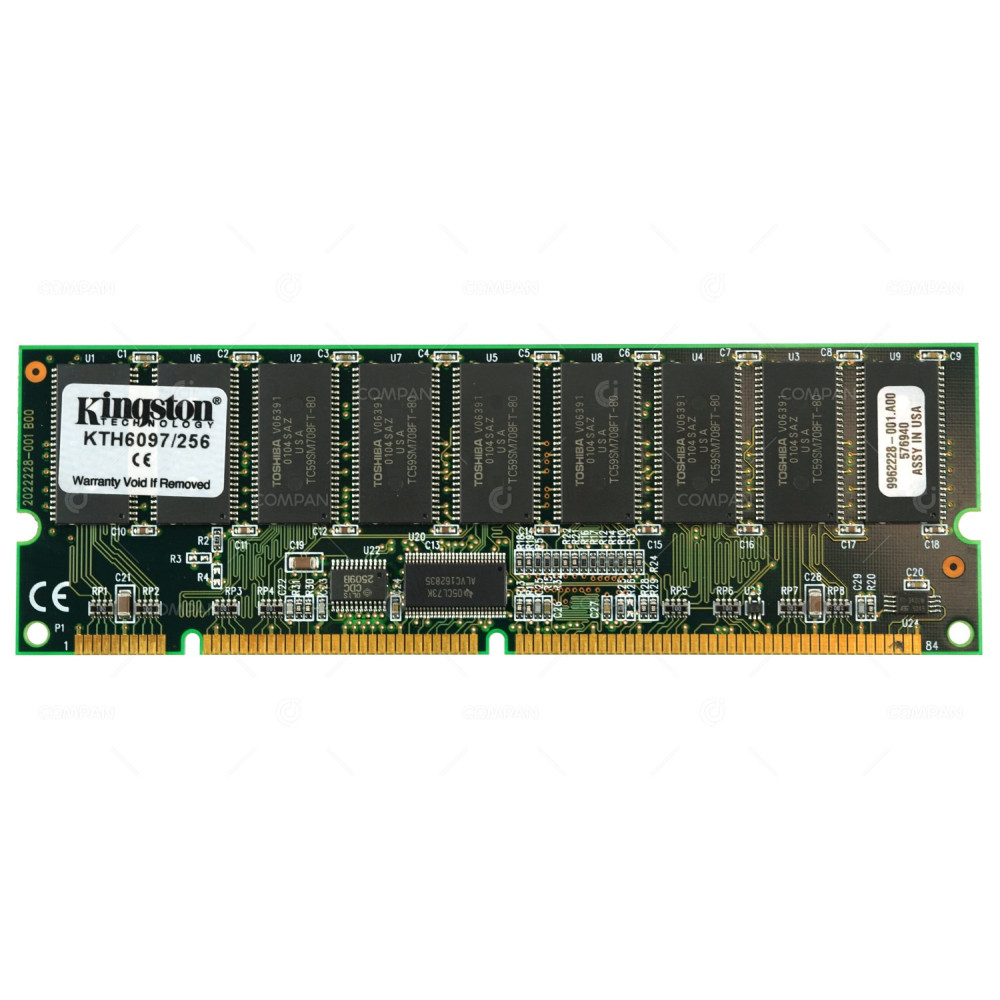 KTH6097-256  KINGSTON MEMORY 256MB 100MHZ PC100 ECC SDRAM KTH6097-256 KTH6097/256, 9962228-001.A00
